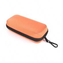 1pc Double-Layer Glasses Case, Holds 2 Pairs Of Glasses, Zippered Case For Reading Myopia Astigmatism Glasses, Portable Glass Organizer - Multicolor - View 12
