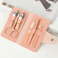 4/7/16pcs Stainless Steel Nail Clipper Set, Stainless Steel Nail Care Tool Set, Includes Straight Edge Nail File, Ear Pick And Scissors, Suitable For Home And Nail Salon, Manicure Tool Set - Multicolor - View 15