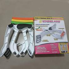 1 Piece Durable Arm Exerciser - Helps Effective Fat Burning And Muscle Growth, Suitable For Biceps, Triceps, Shoulders And Back, Powered-Free, Gym Accessory - White - View 12