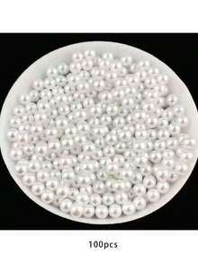1set Beaded Accessories Materials/3set Gift Box/100pcs Loose Beads/1320pcs Faux Pearl Loose Beads Set, Set For Handmade DIY Jewelry Bracelet Necklace Earrings Phone Chain Accessories Craft Beading Material Box (Random Color) - Multicolor - View 16
