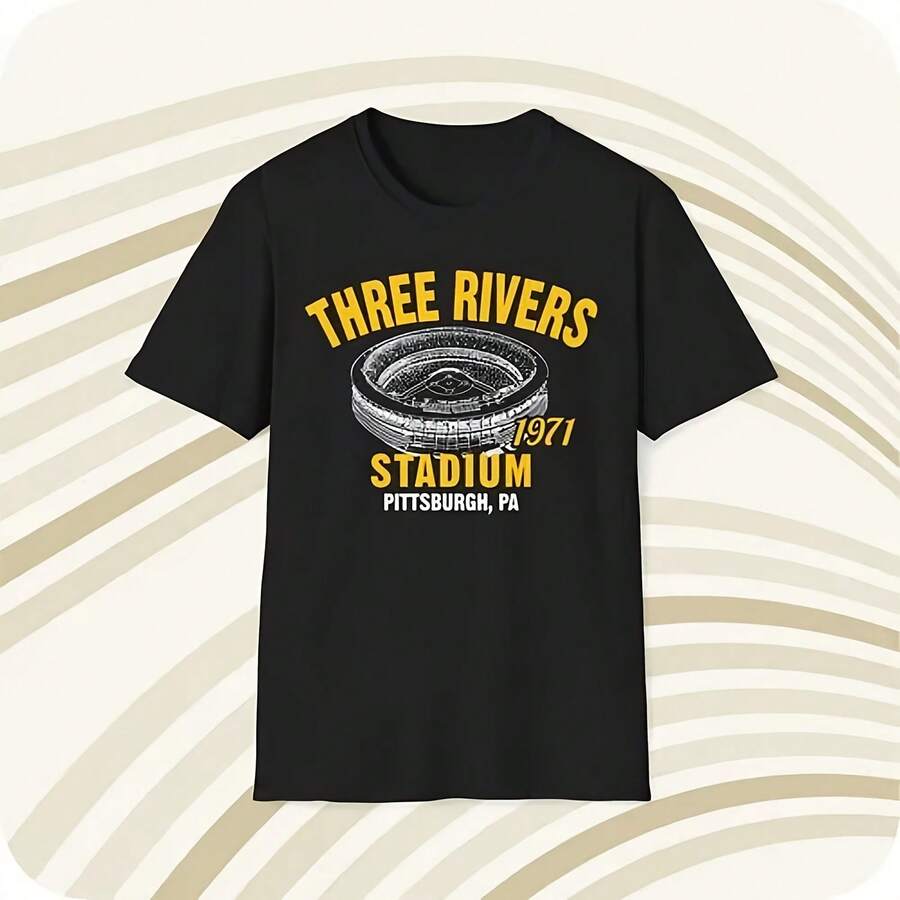Camiseta de béisbol con corte clásico Three Rivers Stadium 1971 - - Multicolor - Ver 1