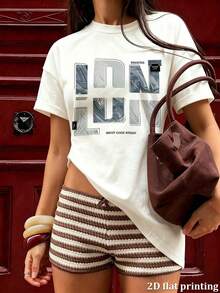 Women T-Shirts - 白色 - 查看 5