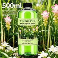 精油 - 高品質家用與酒店級 - 500ml 液體瓶，適用於擴香器、加濕器、空氣淨化器、車用擴香器和芳香噴霧，配有可重複填充的滴管 - 防漏設計，優質室內香氛 - 源自高品質家用及飯店用精油 - 查看 21