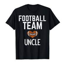 Men's T-Shirt With American Football Heart Design, For Uncle And Family, Matching - Multicolor - View 1