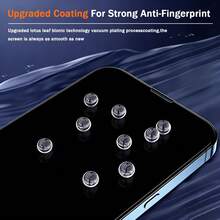 XINHONGYU Protector de pantalla, compatible con iPhone 17 Pro Max, protector de pantalla de vidrio templado transparente de alta definición, película de vidrio templado de cobertura completa, dureza 9H+, compatible con iPhone 17 Pro, vidrio protector 9H 9D, protector de pantalla de vidrio de alta definición - transparente - Ver 4