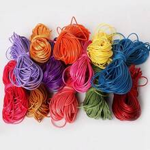 1.5mm Colorful Korean Wax Cord Wax Rope Necklace Bracelet Cord Leather Rope DIY Handmade Braided Rope 11 Colors Mixed 1m Pack - 11pcs - View 5