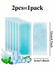 2/10/30pcs Portable Cooling Patch,Summer Cooling Pads,Ice Sticker,Multi-Purpose Ice Pack,Used For Body Cooling,Cold Compress,Suitable For Outdoor Sports,Travel,Beach,Camping,Cooling Accessories,Holiday Essentials,Travel Essentials,Back To School - Skiing Rabbit - View 6