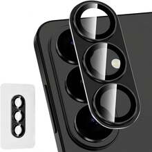 1pc Armor Lens Protector, Compatible With Samsung Galaxy S26/S26 Ultra/S26 Plus, Dedicated Camera Lens Protector Film, Made Of Aluminum Alloy Frame And 9H Tempered Glass. Includes Metal Ring, Strong Adhesion, Compatible With Phone Cases, Available In Purple, Blue, Silver, Black, Scratch-Resistant, Shockproof, Durable, Easy Installation With Positioning, Lens Protector Film, Lens Protector Pad - Multicolor - View 8