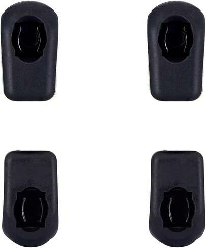 4Pcs 10mm Ball Socket Joint Connector, Nylon Straight Female Thread M6 End Fitting for Gas Struts