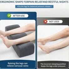 1pc Comfortable Leg Elevation Pillow, Relieves Lower Back Pressure, Leg Support For Sleep, Suitable For Bed, Sofa And Recliner, Relieves Hip And Leg Pressure, Office/Home Use - Leg Support and Buttock Pad - View 4