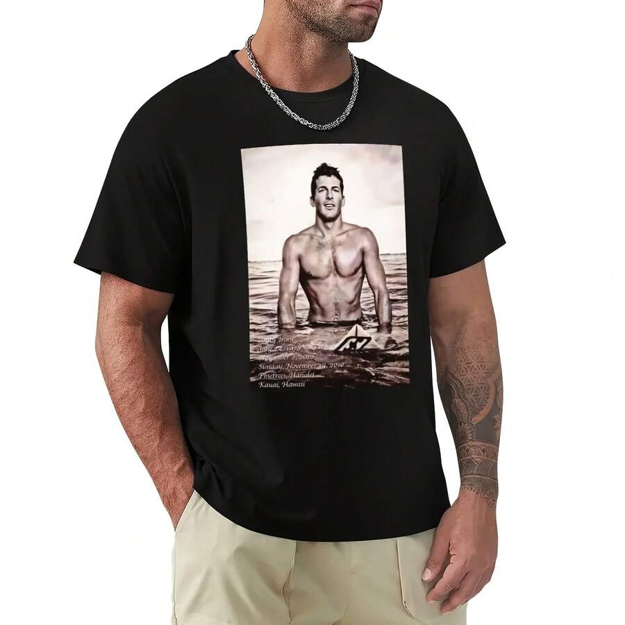 Andy Irons Men's Custom T-Shirt, Short Sleeve Crew Neck Shirt, Sublime, Plus Sizes - 彩色 - 查看 1
