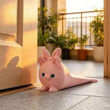 Pink Door Stopper, Prevents Finger Pinching And Door Slamming, Suitable For Home And Office Environments, Decorative Door Stop - Pink Doorstop - View 1