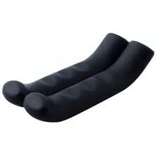 Fundas para manijas de freno de bicicleta hechas de material TPR, fundas antideslizantes para bicicletas de montaña, protectores de manijas de  para ciclismo, accesorios de bicicleta duraderos y cómodos. - Negro - Ver 1