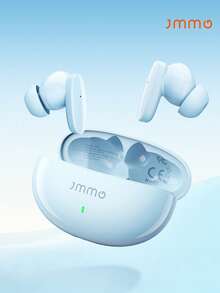 JMMO Wireless Bluetooth Earbuds With Premium Sound, 5.3 Auto Pairing Ear Buds With Long Playtime Light Type-C Fast Charging, Suitable For Commute,ExerciseAnd Office - Blue - View 1