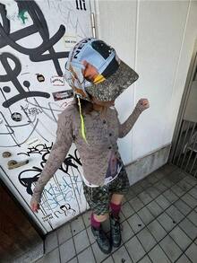 Unisex Vintage Zeitungsdruck Hut mit breiter Krempe - Y2K Street Style Durag Kopfband - Verschiedenfarbig - Übersicht 9