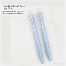 30pcs Retractable Quick-Dry White Pen, High-Aesthetic Neutral Pen 0.5mm For Students, Exam And Practice, ST Tip Black, Card Holder, Acrylic Markers, K-POP, Stitch, Stationery, Back To School - A - View 8