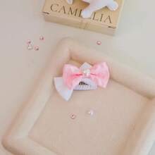 Clip BB hecho a mano para mascotas, Clip para el pelo, diadema con lazo para gato de pelo largo, decoración de corazón rosa para perros Malzis, accesorios para perros pequeños - 13 - Ver 21