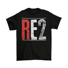 Camiseta RE2  2 para Hombre, Diseño Vintage con Mapa de la Ciudad, Gráfico Clásico del Juego de Terror de Supervivencia, Manga Corta - Multicolor - Ver 1