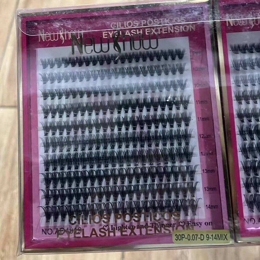Kit Of 12 Eyelash Clusters 0.07dD 9-14MIX New Show - 30P - View 1