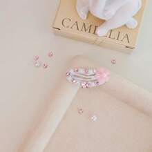 Clip BB hecho a mano para mascotas, Clip para el pelo, diadema con lazo para gato de pelo largo, decoración de corazón rosa para perros Malzis, accesorios para perros pequeños - 13 - Ver 24