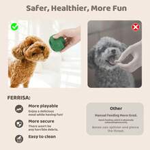 Juguetes para masticar para perros, bandeja para congelar y tratar, juguete para tratar rellenable de larga duración y moldes de silicona para enfriar el verano, alivia la ansiedad del perro - Gris claro - Ver 2