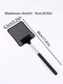 1pc/2pcs Telescopic Long Handle Manual Fly Swatter Cute Fly Repellent Tool - Multicolor - View 4