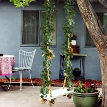 1/6/12/36 Pack Ivy Garland, Artificial Fake Ivy Leaves, Greenery, Hanging Vines, Plant Home Garden Decor, Poison Ivy Costume, Roses, Decorative Style, Party & Holiday Decor, Bedroom Accessories, Mother's Day Decor, Spring Decor, Valentine's Day - A - View 3
