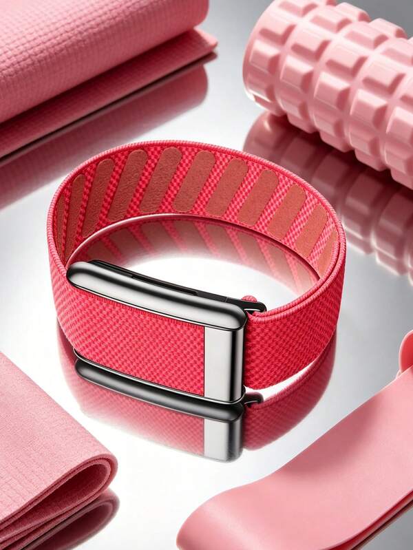 Banda Superknit Luxe 5.0 - Compatible con 5.0/MG - Admite función ECG, material de metal premium para accesorio de dispositivo portátil de salud y acondicionamiento físico