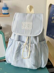 New Women's Backpack, Popular Handbag, Versatile Large Capacity Student Bag - Blue - View 8