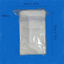 100/200/400pcs Non-Woven Fabric Bags, Multiple Sizes To Meet Different Needs, Drawstring Non-Woven Fabric Disposable Tea Bags, Medicine Bags, Herbal Decoction Bags, Coffee Filter Bags, Kitchen Accessories - White - View 20