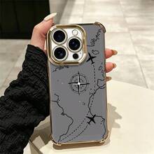 Avión Carcasa celular diseño moderno con protección completa caídas y rasgos, apta paraúltiples modelosóviles como serie  5 hasta  17 Pro incluyendo, Plus, Pro, Pro y 16e,  serie A y S con A03,A04,A04e,A05,A06,A12,A15,A22,A32,A34,A35,A54,A55,S23,S24 Ultra, celulares  Moto G52,G54,G84, dispositivos  C40,C65,M5s,M6 Pro 4G,X5,,Pro y Redmi 9A,A3,Note 11 4G, funda cómoda duradera para uso cotidiano personal - Multicolor 3 - Ver 4