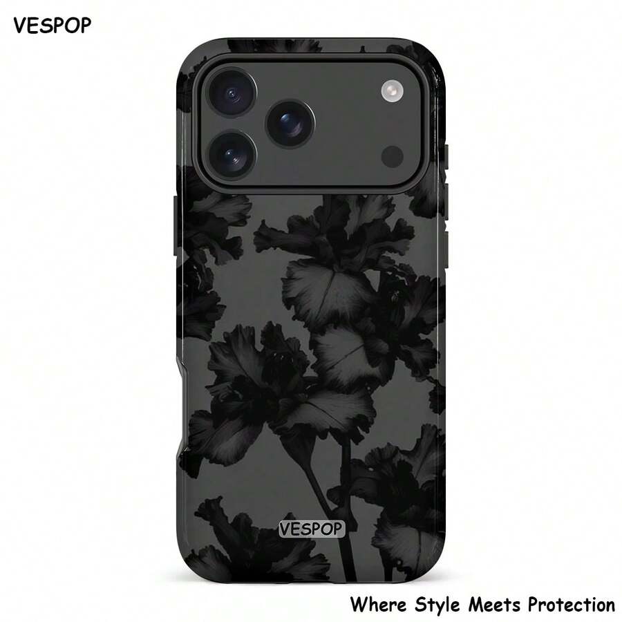 VESPOP Y2K 雙層防震手機殼，亮面設計，鮮豔色彩，適用於 iPhone 17/16/15/14/13 Pro Max、Galaxy S26/S25/S24 Ultra、Pixel 10/9/8 Pro - 混合色1 - 查看 1