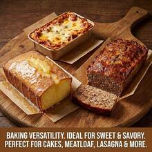 50/100pcs Bread Mold Liners, Baking Parchment Paper, Baking Liners, Bread Pan Liners, Unbleached Bread Pan Liners, Suitable For 9x5 Mold, Non-Stick Cake Mold Liners And Oil-Resistant Rectangular Paper Liners - Multicolor - View 5
