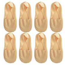 Tất nữ mùa hè mỏng thoáng khí, tất lụa băng không lộ, đế silicone chống trượt, thấm hút mồ hôi, tất thuyền - Nhiều màu - Xem 22