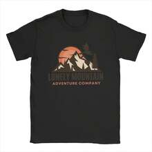 Camiseta de Verano 2026 para Hombre, Diseño de Montaña Solitaria, Alta Calidad, Moda Casual, Cuello Redondo, Estampado, para Hombre y Mujer - Multicolor - Ver 1