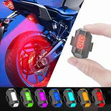 4pcs Luz Led Estrobo Funciones Fija Moto Auto Bicicleta KS80 - versión prémium - Ver 4
