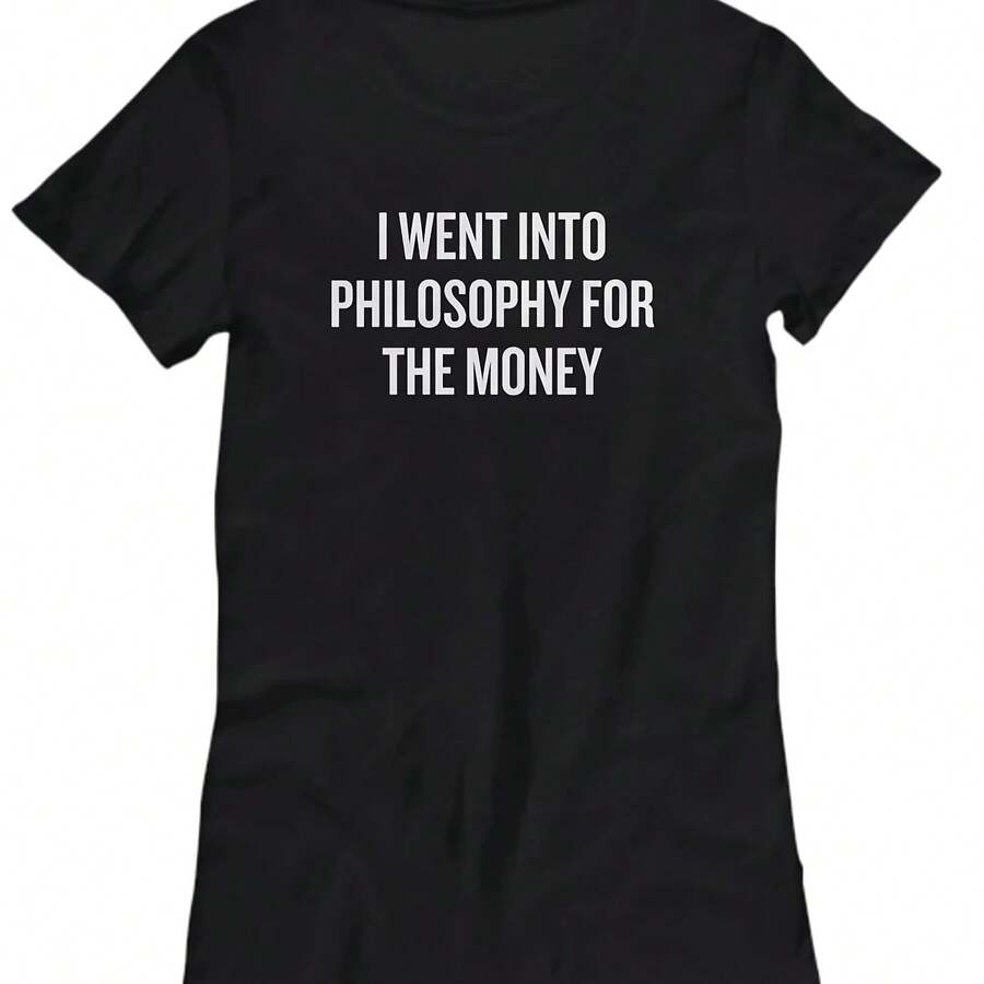 Camiseta divertida de filosofía, Idea de regalo para estudiantes de filosofía, regalo para profesores de filosofía en el dinero, camiseta para hombre - Multicolor - Ver 1