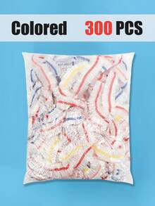 500/300/200/100/10入裝彩色一次性食品蓋，PE塑膠碗蓋與袋蓋，保鮮儲存用 | 廚房、露營、海灘派對用品 | 保持食物新鮮、可重複使用、防漏 (多色) - 彩色 - 查看 14