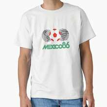 Camiseta clásica del Mundial de Fútbol de México 1986Esta camiseta de algodón de 220 gramos es la combinación perfecta de comodidad y moda para cualquier aficionado al fútbol. Esta camiseta, - Negro - Ver 1