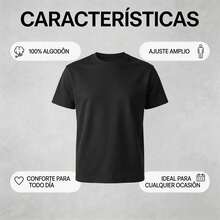 Playera Negra Para Hombre Skull Smoke Streetwear, Camiseta Manga Corta Cuello Redondo 100% Algodón, Estilo Casual Urbano - Negro - Ver 3