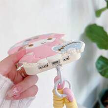 Sanrio Cute 3D Cartoon My Sweet Piano Sheep Phone Case For  16 Pro Max 17 15 14 13 12 Pro Max Wrist Strap Silicone Cover.Holiday Accessories. Case 17 Pro Ma Fundas Funny Phone Case - 附肩帶 - 查看 7