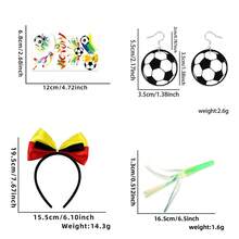 Set de Animación para Partidos de Fútbol Mundial, Diadema y Pin con Banderas de Varios Países, Accesorios para Aficionados - Estilo 5 - Ver 7