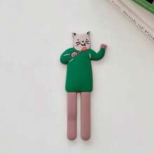 Creative Cute Long-Legged Animal Cat Adhesive Phone Stand Silicone 3D Back Sticker Flexible Foldable Holder - Multicolor - View 21