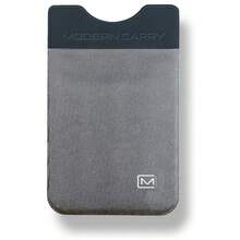 Modern Carry Slim - portafolios para tarjetas de crédito ultrafina - Gris con 2 ranuras para tarjetas - Ver 8