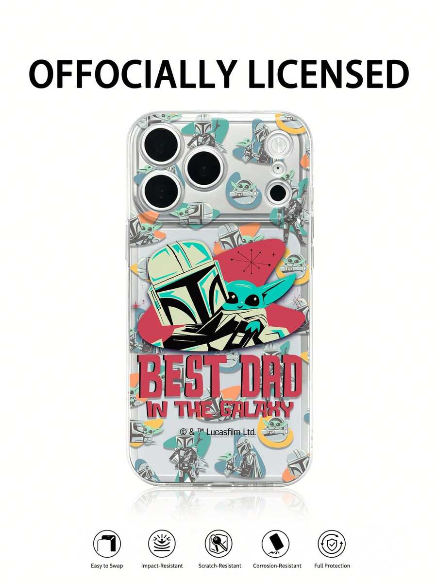 1 Stück kreative Richtungsschutz, stoßabsorbierend, TPU Weichgel Material, offiziell lizenzierter Disney süßer Micky Maus Handyhülle, Luftpolster dicke Fallschutz Handyhülle geeignet für iPhone 17/Air/16 15 14 13 12 11/17 Pro Max, transparente Handyhülle - Transparent - Übersicht 1
