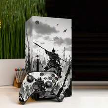1組 Series X 印花圖案遊戲主機貼紙，防滑耐刮保護控制器創意裝飾貼膜 - 查看 2