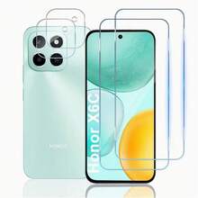 4-Piece Set, Compatible With Honor 600/600 Pro/600 Lite/X7e/X8D/X9D/400/400 Lite/400 Smart/X7D/X6C/X8C/X6e/X7e, Includes 2 Clear High-Definition Screen Protectors + 2 Clear Tempered Glass Lens Protectors, Easy To Install, Phone Screen Protector, Lens Protector, Screen Protector, 9H Tempered Glass, Waterproof, Shockproof, Anti-Drop, Anti-Scratch, Anti-Fingerprint, High Sensitivity, Smooth Operation, Essential For Tech Enthusiasts - Clear - View 16