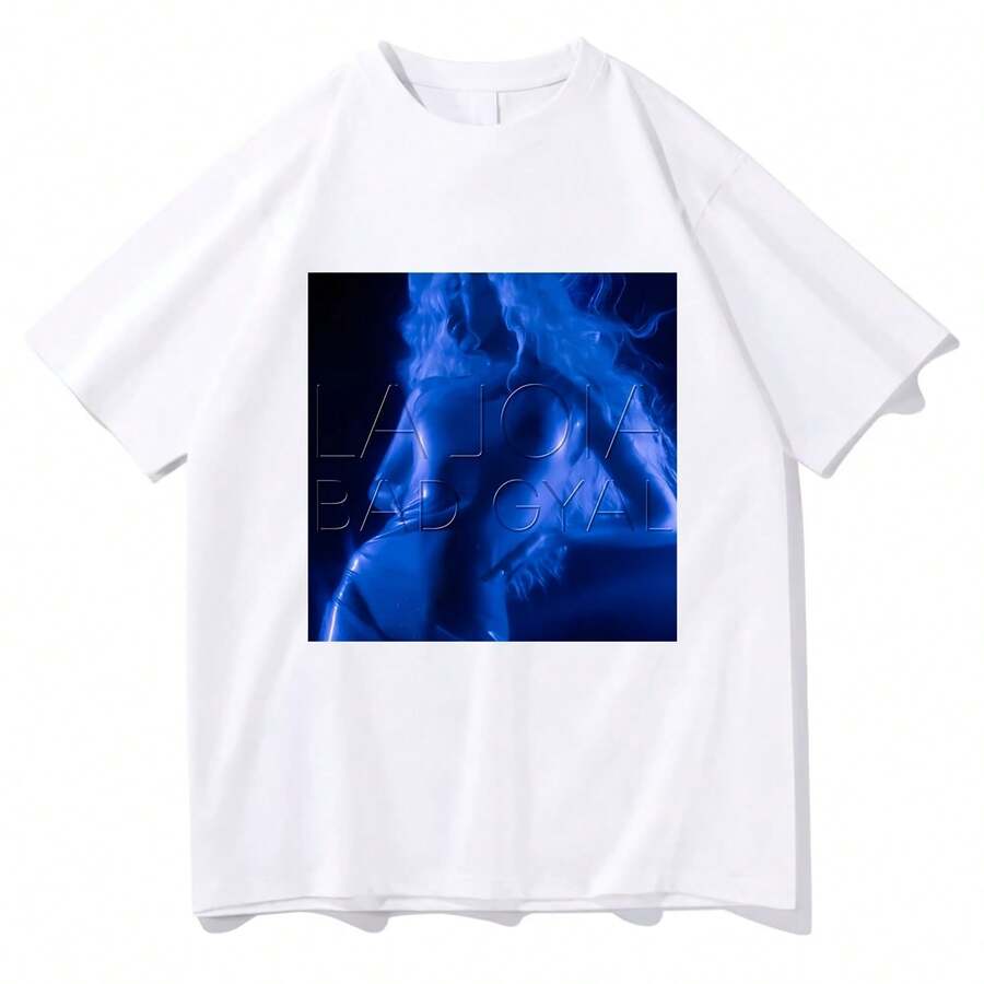 Camiseta Bad Gyal Angelito 2025, moda para hombresmujeres, ropa para amantes, regalos, ropa de algodón, camisetas gráficas, camisetas de alta calidad - Multicolor - Ver 1