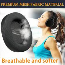 High-Density Foam Ear Pads Replacement For Arctis 7/Pro/9/9X/5/3/1/Prime/7+/7P/7X Series (Not Compatible With Nova), Black - Black - View 7