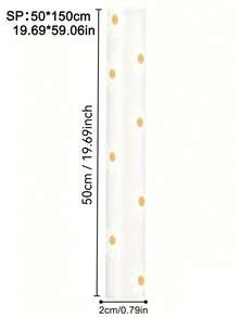 1 Roll Waterproof Anti-Slip Plastic Shelf Liner, Multi-Purpose Cabinet Drawer Refrigerator Tabletop Mat, Daisy Pattern - Multicolor - View 7